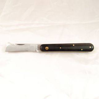 Solution di Patrizi clasp reed knife with black pastic handle