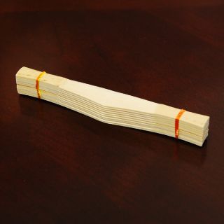 Bassoon gouged, shaped, and profiled cane